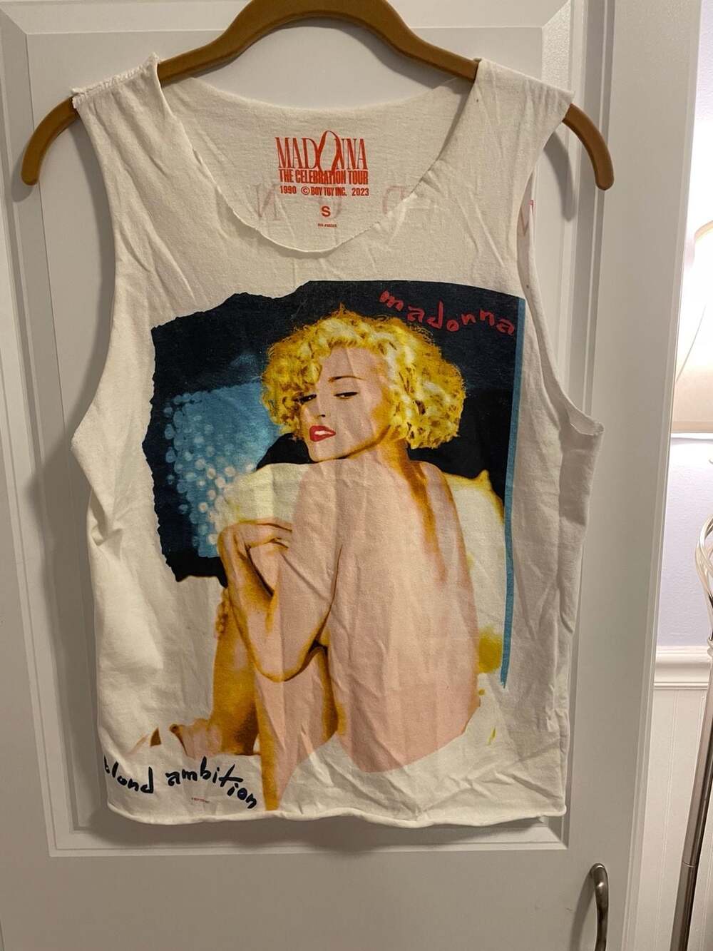 Madonna The Celebration Tour 2023-2024 Blond Ambition Tank Top Size S